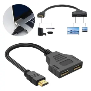 Splitter Doble Salida HDMI 20 CM
