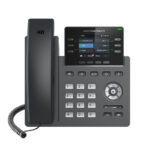 Grandstream GRP2613 Telefono IP de 3 linea Sip con 6 cuenta - Gigabit con PoE - conferencia de 5 participantes, incluye su fuente de alimentacion