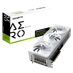 Tarjeta de Video GIGABYTE GV-N507TAERO OC-16GD Procesamiento de gráficos GeForce RTX™ 50…