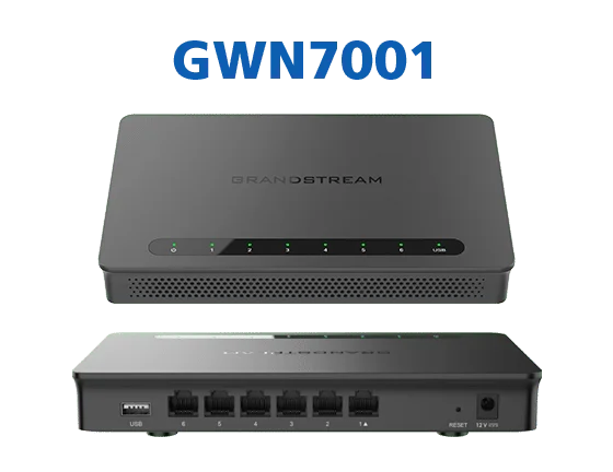 GRANDSTREAM GWN7001 - Router Gigabit VPN / Balanceador de Cargas, 6 puertos 10/100/1000 Mbps WAN/LAN, 30,000 sesiones NAT, Compatible con GWN Cloud, Amplias Funcionas de Firewall - Image 4