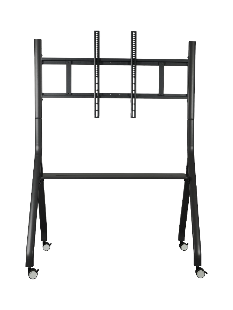 ZKTECO ZK-MS01 – Soporte Móvil para Pantallas de 55 a 86 Pulgadas con Capacidad de hasta 130 kg, Ruedas Giratorias de 360° y Acabado Negro - Image 2