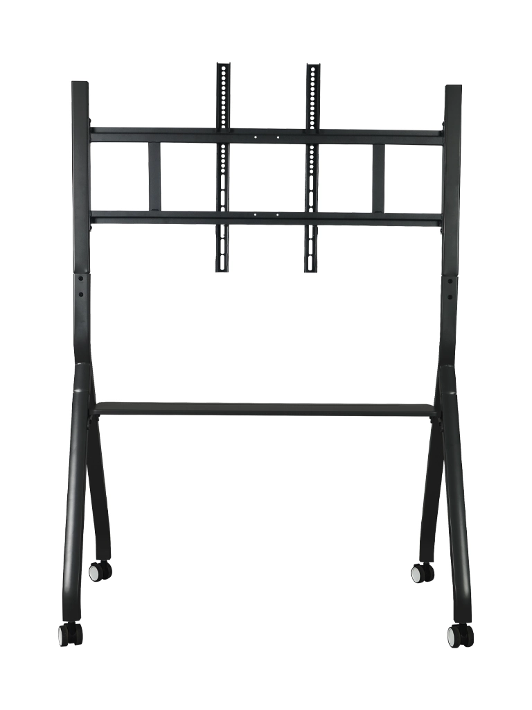 ZKTECO ZK-MS01 – Soporte Móvil para Pantallas de 55 a 86 Pulgadas con Capacidad de hasta 130 kg, Ruedas Giratorias de 360° y Acabado Negro - Image 4