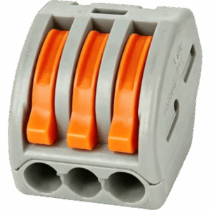 LINKEDPRO LP-T213 – Conector Eléctrico Push-in / 3 Vías / 32 A / 450 V / Sin Herramientas / 100 Piezas