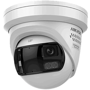 HIKVISION DS-2CD2387G3P-LIS2UY/SL – Cámara Turret IP / 8 MP / 180° / 2.8 mm / ColorVu 3.0 / WDR 130 dB / Luz Blanca 30 m (98.4 ft) / IP67