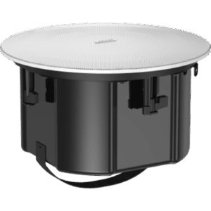 HIKVISION DS-QAPS6R6-6P – Altavoz de Techo IP / Woofer 6.5" + Tweeter 1.2" / 74 Hz a 20 kHz / SPL 105 dB / PoE++ 802.3bt 60 W / Cobertura 110° / Sin Marco / AES67