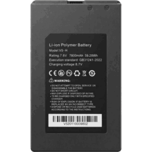 EPCOM BATTERY-V5-H – Batería Li-ion 7.6V para tester de Video | Compatible con TPTURBO8K y TPTURBO8KPLUS | 7800mAh 59.28Wh | Voltaje de Carga 8.7V | Dimensiones 122x74x14 mm (4.8x2.91x0.55 in) | Peso 260 g (0.57 lb) | Estándar GB31241-2022