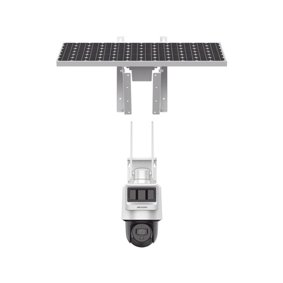 HIKVISION DS-2DE2C400IWG-K/4G/C05S10/LA – Kit Solar IP All in One / Doble Detección (Radar + PIR) / PT IP 4 Megapixel / Lente 2.8 mm / Panel Solar / Batería de Respaldo de Litio 50.76Wh (Hasta 1.5 días) / Conexión 4G / Audio de Dos Vías / Accesorios de Inst. / D - Image 2
