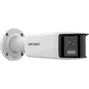 HIKVISION DS-2CD2T47G3P-LIS2UY/SL – Cámara Bala Panorámica / 4 MP / Dual 2.8 mm / Color 24/7 / Luz Blanca 40 m (131.2 ft) / WDR 130 dB / IP67