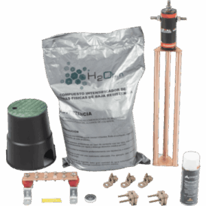 TOTAL GROUND KIT-MASTER-25AB-V2 – Kit de tierra física modelo TG45AB con Electrodo Magne…