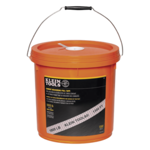 KLEIN TOOLS 50131 – Cinta de Tracción Plana Prelubricada / 396 m (1300 pies) / Resistenc…