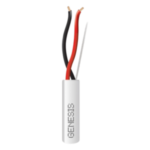 GENESIS 3114-1112 – Bobina de Cable / 2x18 AWG / 305 m (1000 ft) / Plenum / Blanco / CMP-CL3P-FPLP-FT6