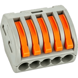 LINKEDPRO LP-T215 – Conector / Empalme Push-in / 5 Vías / 450 V / 32 A / Sin Herramientas / 100 Piezas