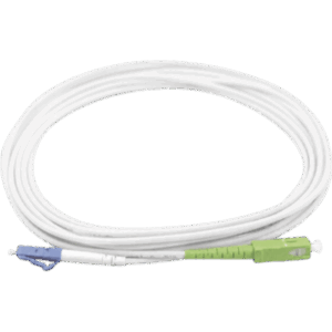 LINKEDPRO LPSMSCALCUS1W – Jumper de Fibra Óptica Monomodo LC/UPC-SC/APC Simplex, Color Amarillo 1 Metro