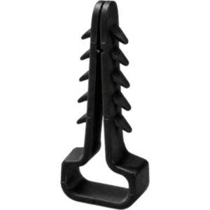LINKEDPRO LP-GT-5-8-B – Grapa Taquete de Nylon / Fijación Cables 5-8 mm / Interior y Exterior / Negro / 100 Piezas