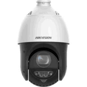 HIKVISION DS-2DE4225IWG1-E(B) – Cámara PTZ IP / 2 MP / Zoom 25x / IR 100 m (328 ft) / WDR 120 dB / Darkfighter / AI-ISP / AcuSense / Facial / Estrobo