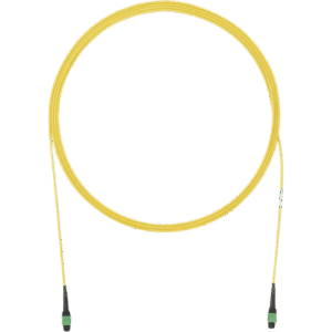 PANDUIT FR9TP77X001M050 – Cable de Interconexión de 12 Fibras Ópticas Monomodo OS2, de PanMPO Hembra a PanMPO Hembra, Polaridad A, Plenum, de 50 Metros