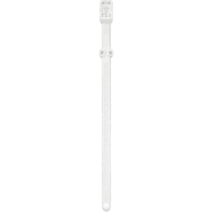 LINKEDPRO LP-76-180-RE-W – Cincho Nylon Reutilizable / 7.6 x 180 mm / Liberación Rápida / Tracción 55 kg / 100 Piezas / Blanco